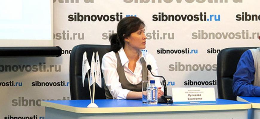 Екатерина Куликова на пресс-конференции